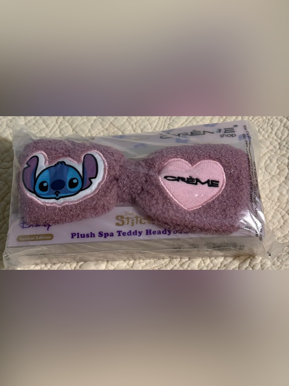 Crème Shop and Disney Stitch Collab Spa Headband! 🥰🥰